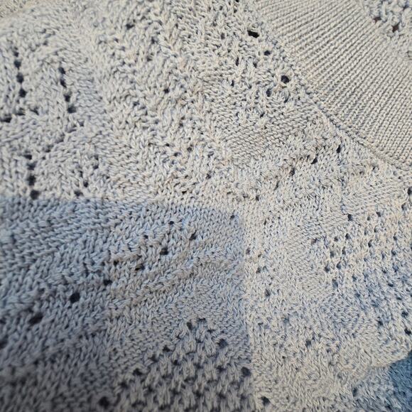 NWT Express Crewneck Pointelle Stitch Knit Sweater - Picture 3 of 5